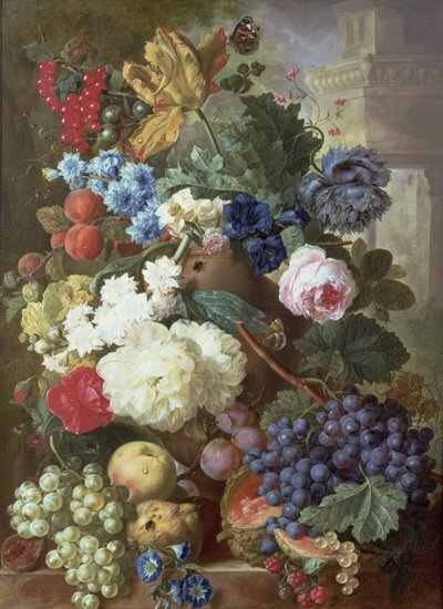 Flowers and Fruit by Jan van Os